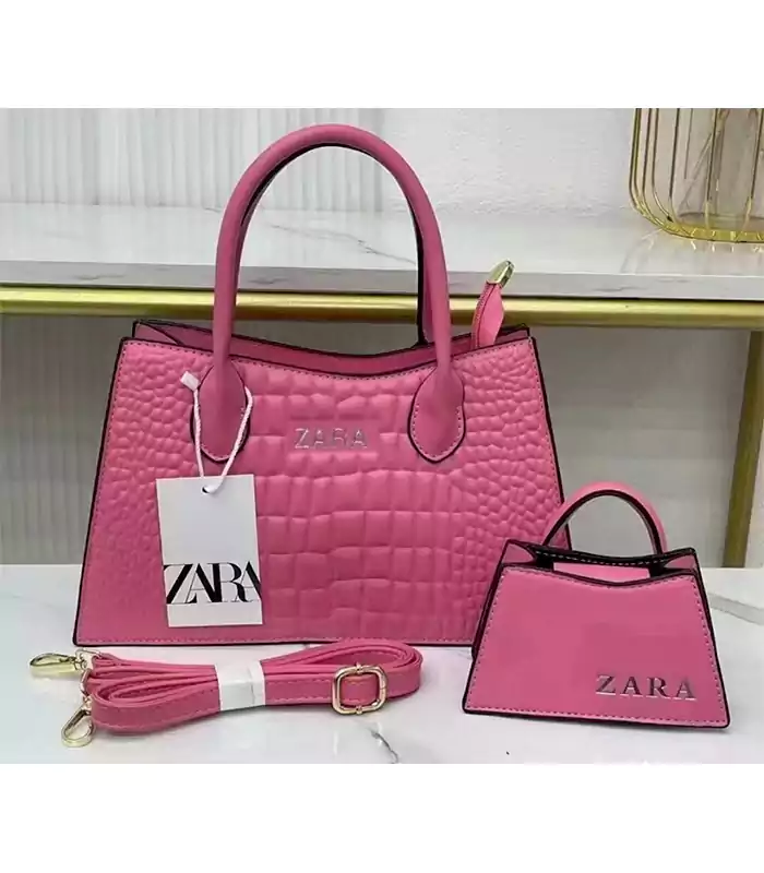 Zara 2in 1 Pink Sling Bag reinha .ke